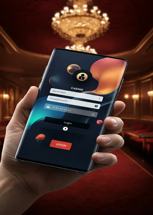 Formulaire de connexion Golden Crown sécurisé avec options OAuth