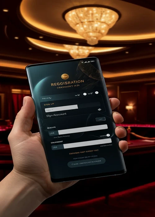 Formulaire d'inscription Golden Crown rapide en quelques étapes